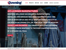 Tablet Screenshot of downingwell.com